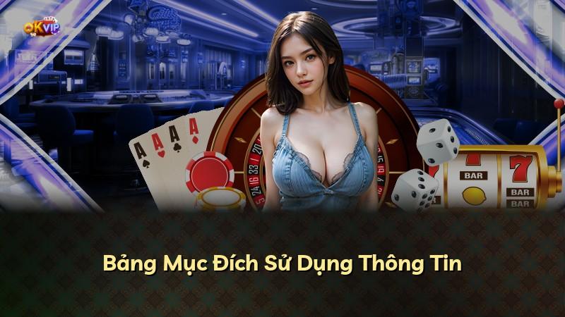 Bảng Mục Đích Sử Dụng Thông Tin