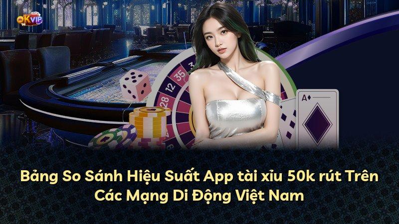 Bảng So Sánh Hiệu Suất App tài xỉu 50k rút Trên Các Mạng Di Động Việt Nam