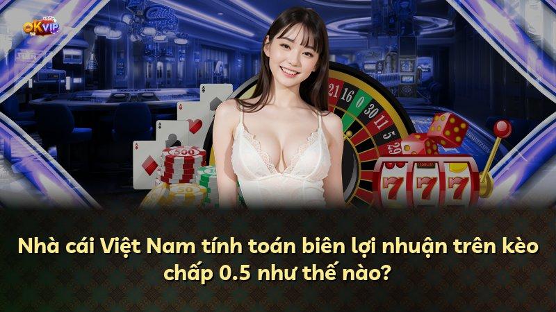 Nhà cái Việt Nam tính toán biên lợi nhuận trên kèo chấp 0.5 như thế nào?