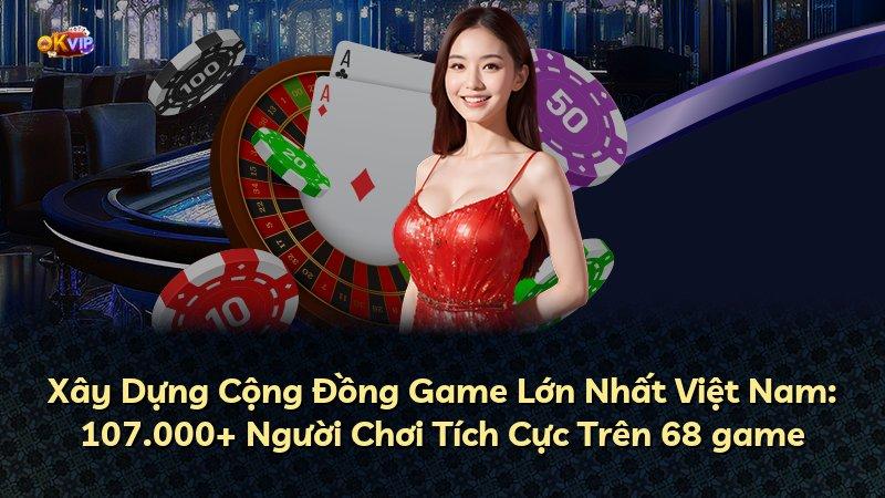 Xây Dựng Cộng Đồng Game Lớn Nhất Việt Nam: 107.000+ Người Chơi Tích Cực Trên 68 game